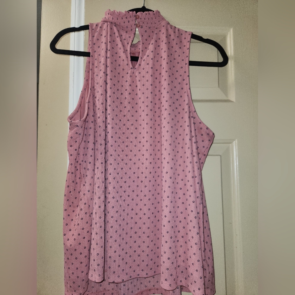 Women's Apt. 9 Ruffled High Neck Tank - Picture 3 of 3